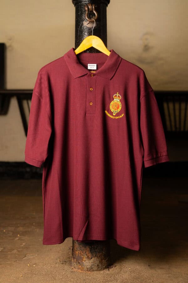 Maroon Household Cavalry Polo Shirt