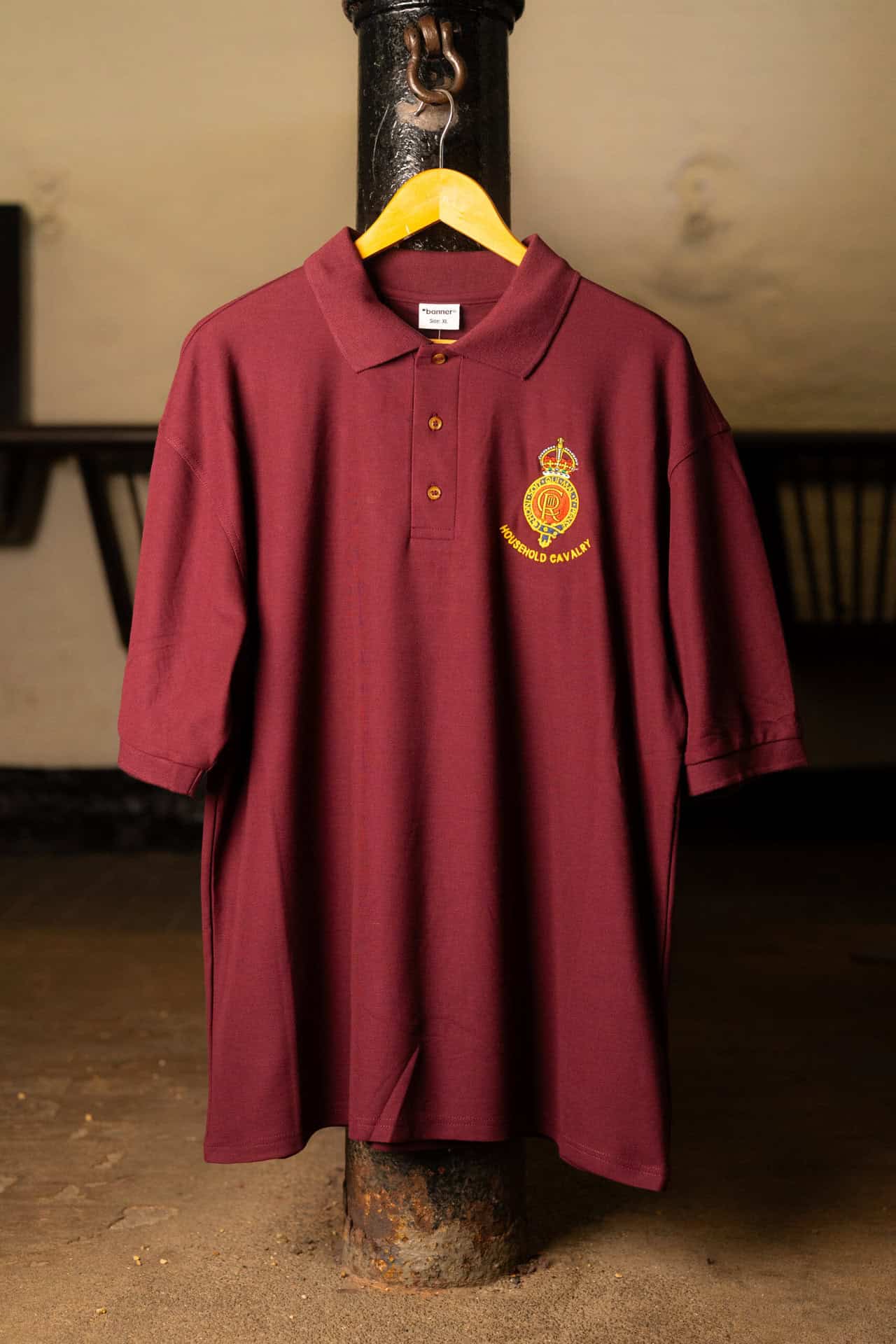 Maroon Household Cavalry Polo Shirt