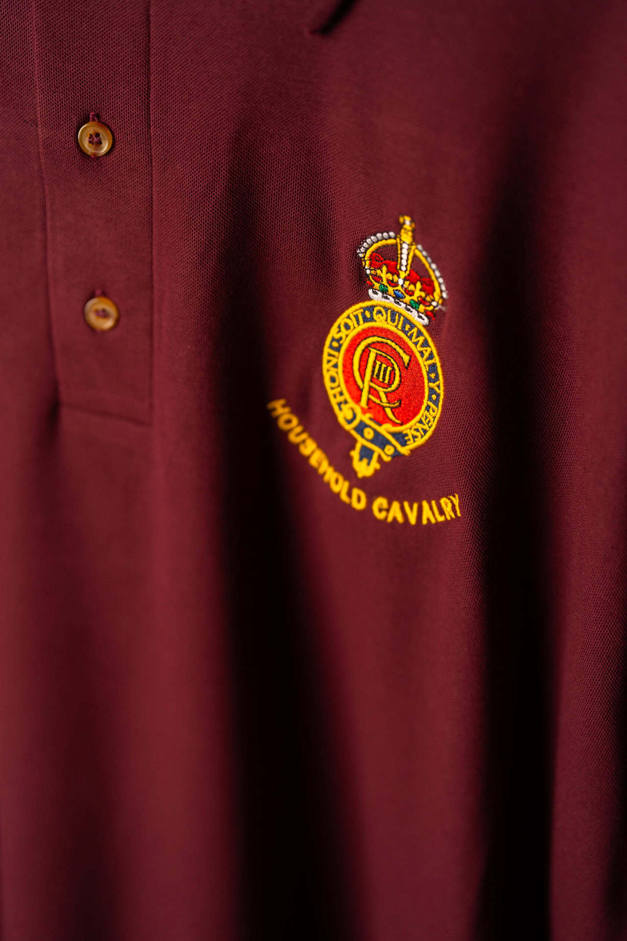 Maroon Household Cavalry Polo Shirt