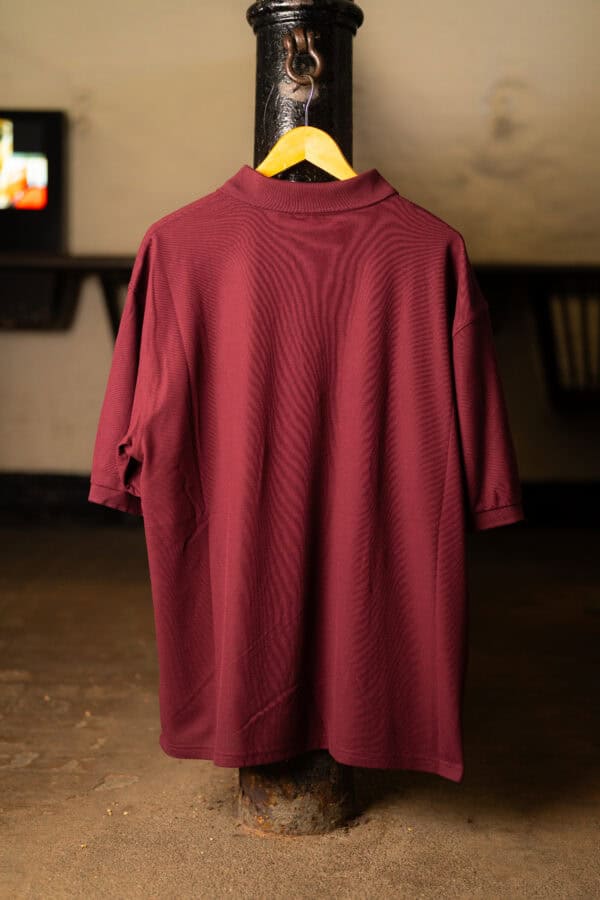 Maroon Household Cavalry Polo Shirt - Image 3