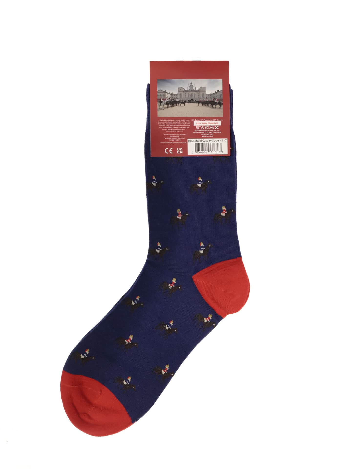 Adult Household Cavalry Socks (Size 7-11)