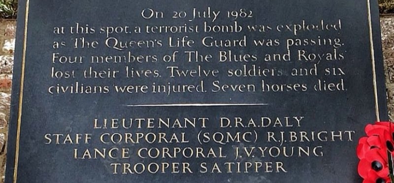 Remembering the Hyde Park Bombing, 20 July 1982